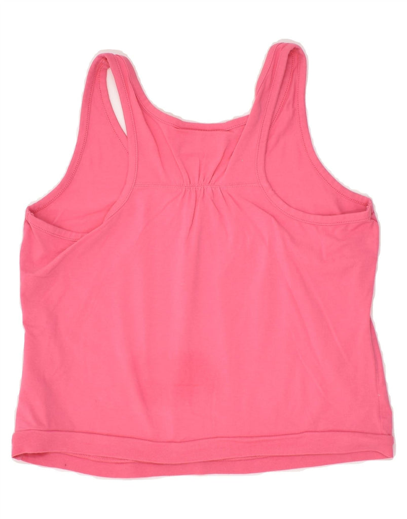 CHAMPION Girls Vest Top 11-12 Years Large Pink Cotton | Vintage Champion | Thrift | Second-Hand Champion | Used Clothing | Messina Hembry 