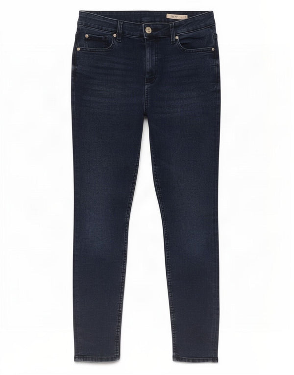 Marks & Spencer Womens The Ivy Skinny Jeans UK 12 Medium W30 L28 Navy Blue