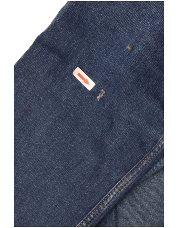 Penguin Mens Slim Jeans W34 L32 Blue Cotton