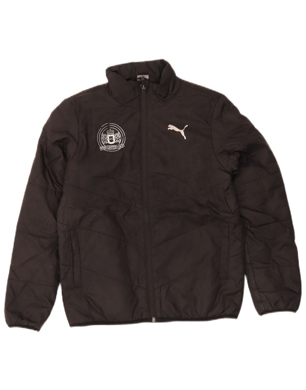 Puma Boys Graphic Padded Jacket 11-12 Years Black