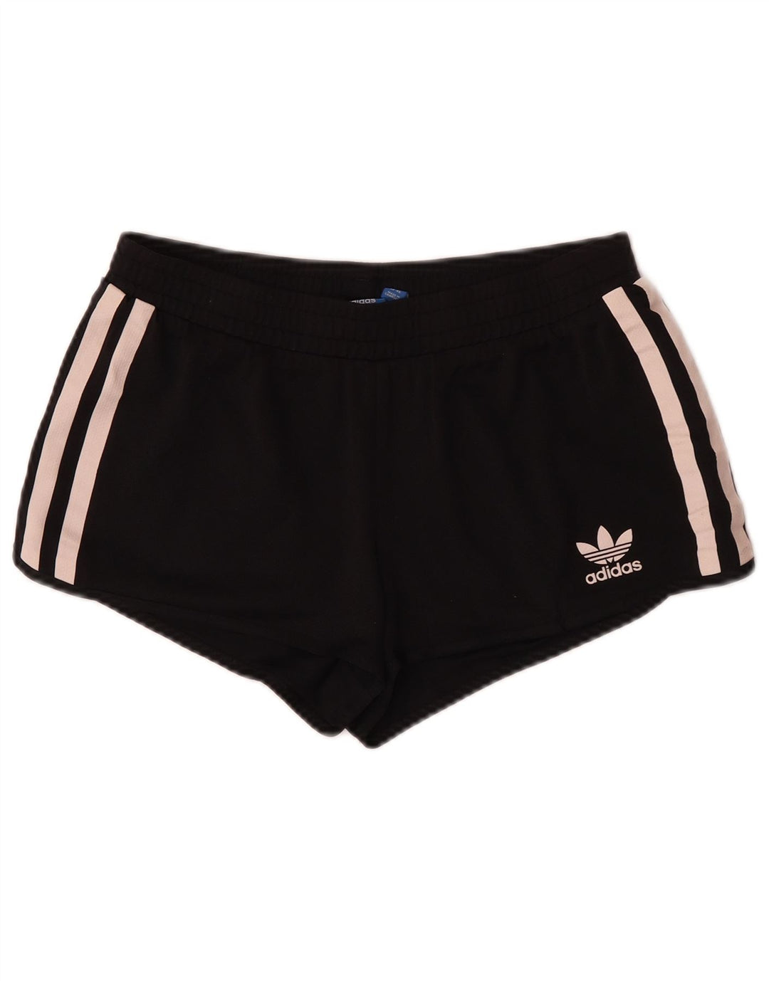 Adidas Womens Sport Shorts UK 14 LMedium Black Polyester