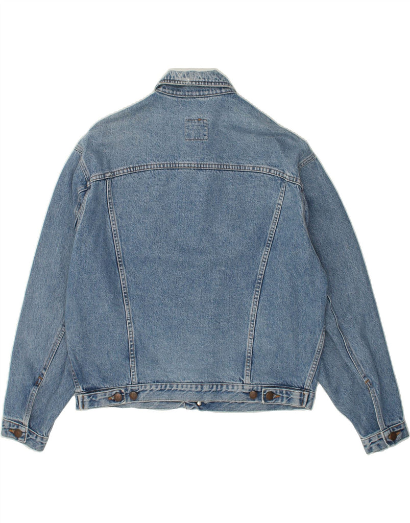 BENETTON Mens Denim Jacket IT 46 Small Blue Cotton | Vintage Benetton | Thrift | Second-Hand Benetton | Used Clothing | Messina Hembry 
