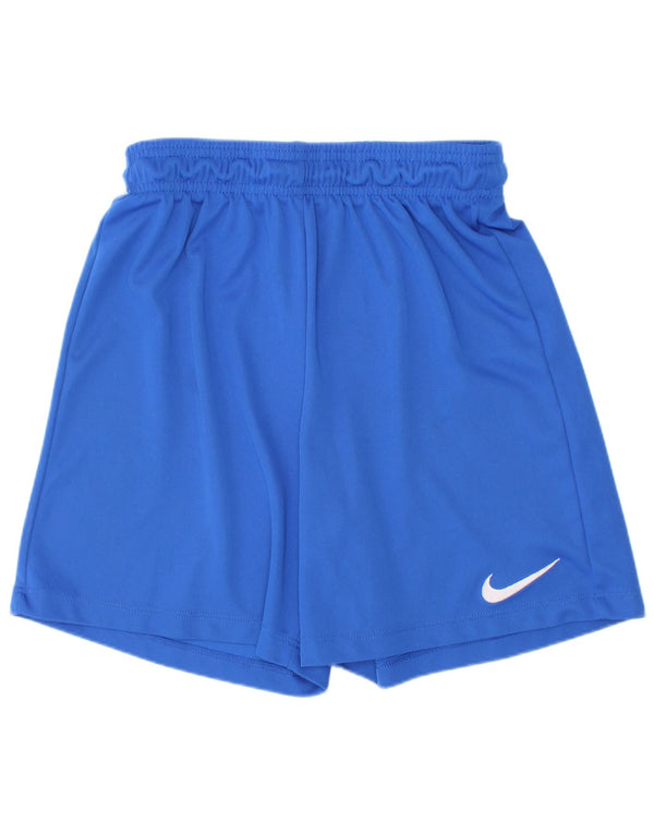 Nike Boys Dri Fit Sport Shorts 10-11 Years Medium Blue Polyester