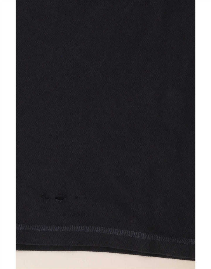 North Sails Womens Graphic Polo Shirt UK 14 Large Navy Blue