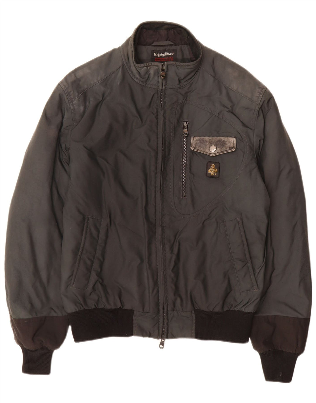Refrigiwear Mens Bomber Jacket UK 40 Large Grey Polyamide