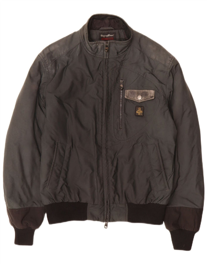 Refrigiwear Mens Bomber Jacket UK 40 Large Grey Polyamide