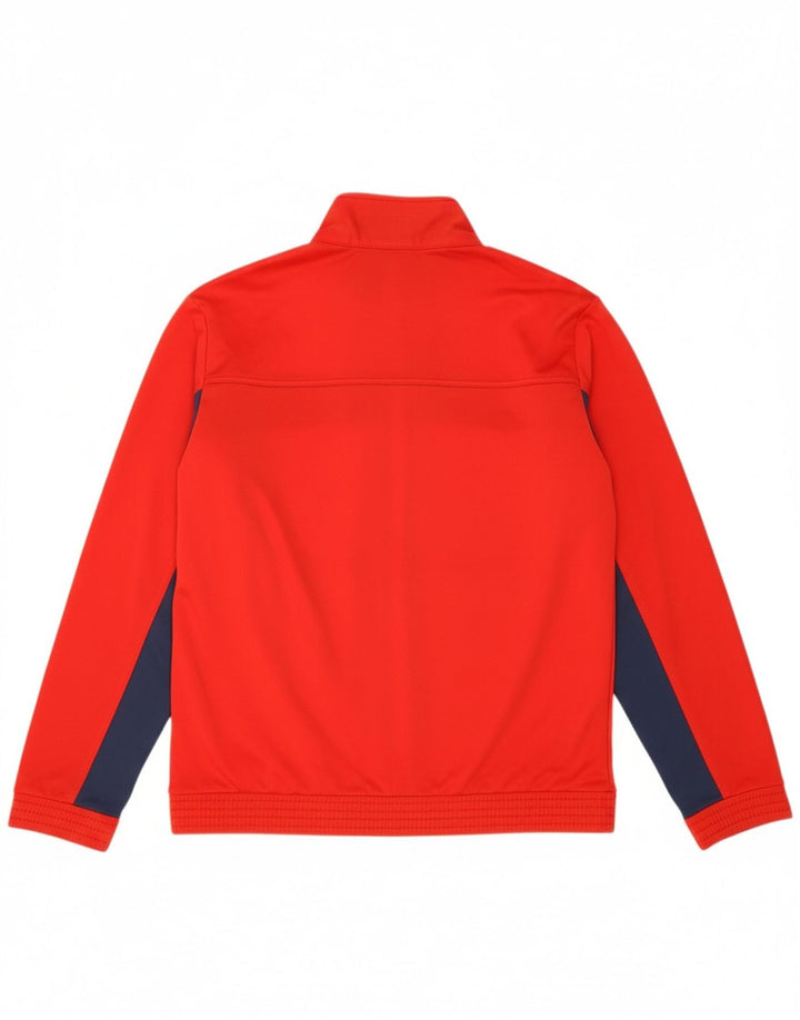 CHAMPION Mens Tracksuit Top Jacket XL Red Colourblock Polyester