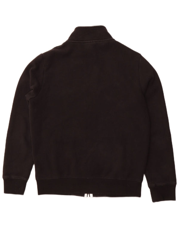 SUPERDRY Mens Tracksuit Top Jacket Large Black Cotton