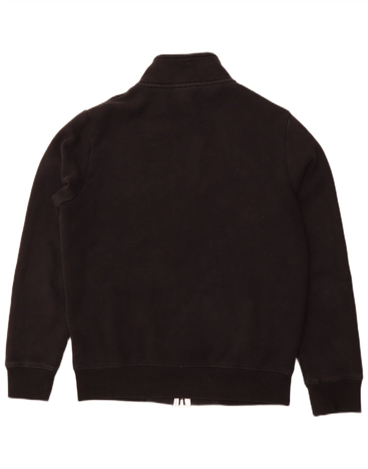 SUPERDRY Mens Tracksuit Top Jacket Large Black Cotton