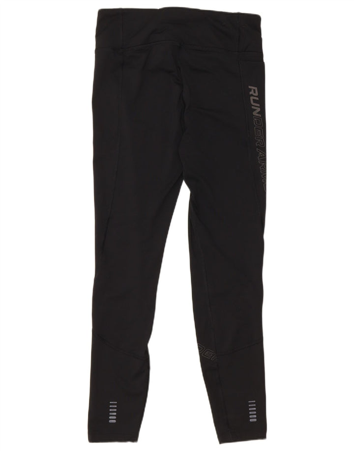 Under Armour Womens Cold Gear Graphic Capri Leggings UK 12 Medium Black