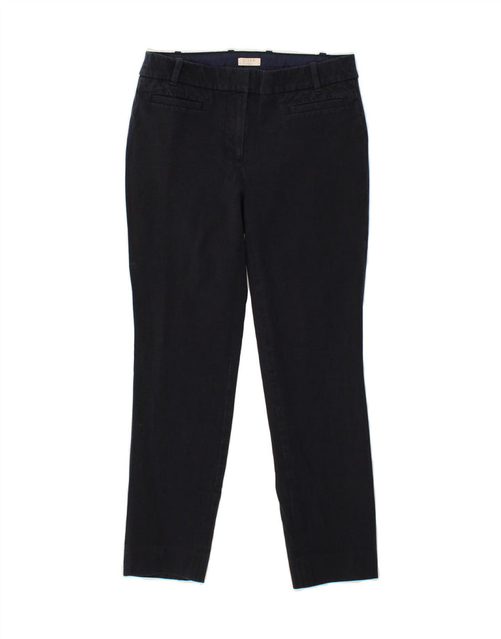 J. CREW Womens Slim Cropped Trousers W28 L25 Navy Blue Vintage J. Crew and Second-Hand J. Crew from Messina Hembry 
