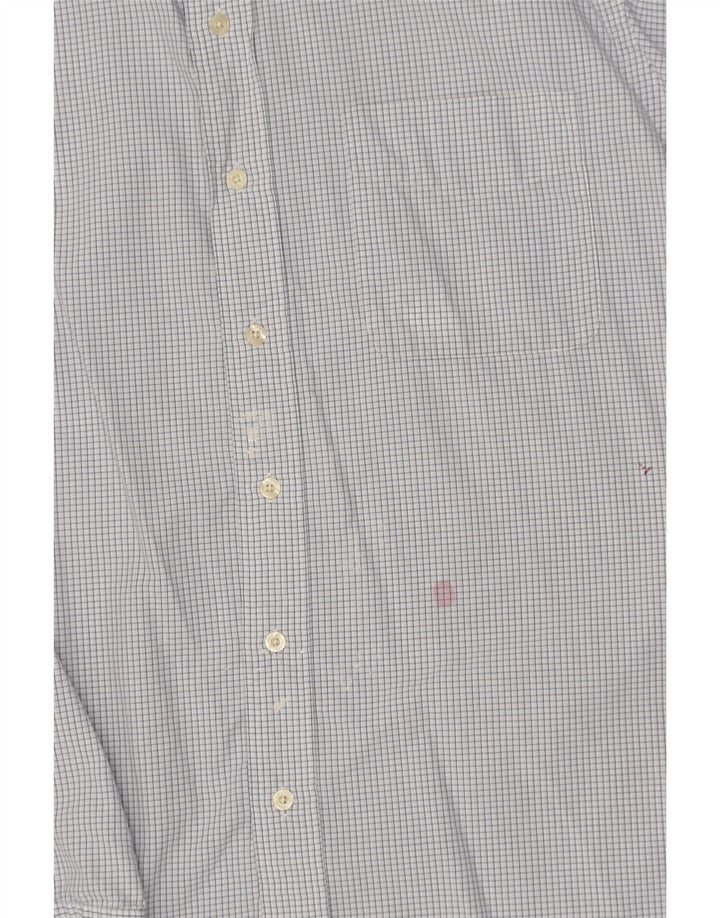 POLO RALPH LAUREN Mens Shirt Large Grey Check Cotton | Vintage Polo Ralph Lauren | Thrift | Second-Hand Polo Ralph Lauren | Used Clothing | Messina Hembry 