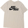 Nike Mens Graphic T-Shirt Top Large White Cotton