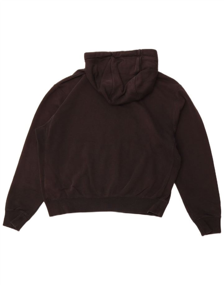 NIKE Mens Loose Fit Hoodie Jumper Medium Black Cotton