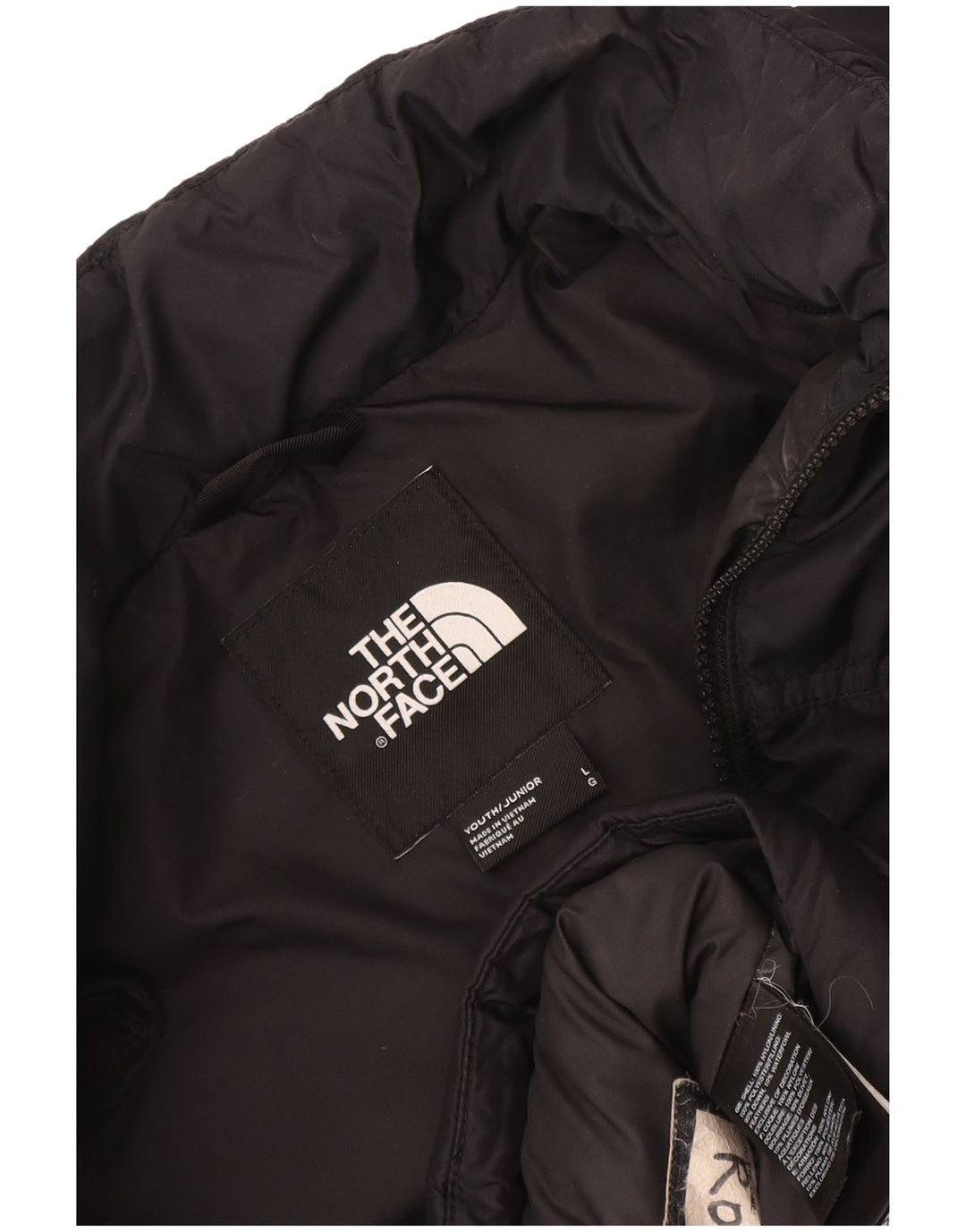 The North Face Boys Padded Jacket 11-12 Years Large Black Nylon