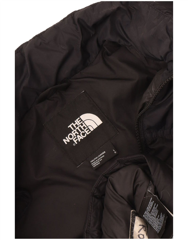 The North Face Boys Padded Jacket 11-12 Years Large Black Nylon
