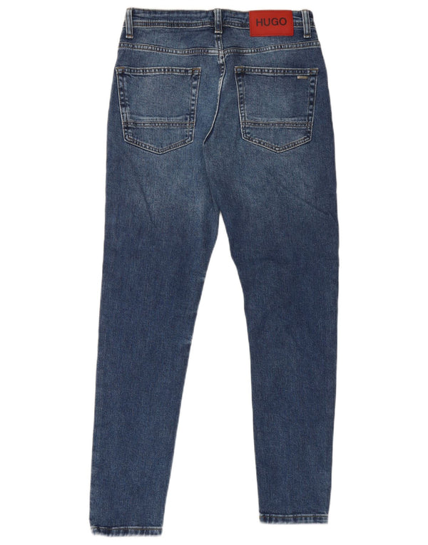 Hugo Boss Mens Skinny Jeans W31 L32 Blue Cotton