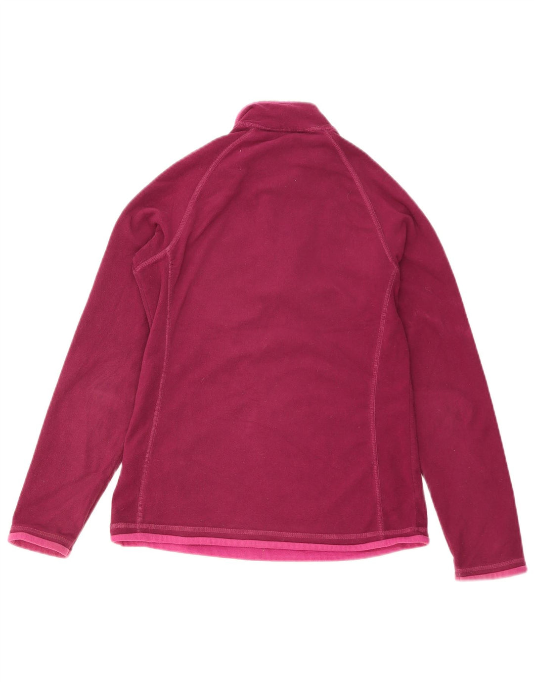 Mountain Warehouse Womens Zip Neck Fleece Jumper UK 8 Small  Pink Polyester