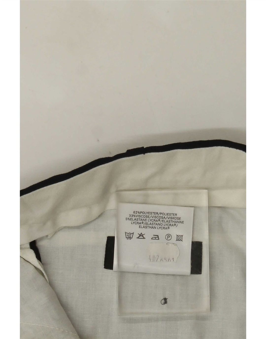 Marks & Spencer Mens Straight Suit Trousers W40 L29 Navy Blue Polyester