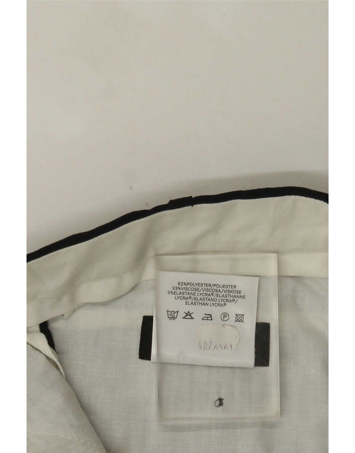 Marks & Spencer Mens Straight Suit Trousers W40 L29 Navy Blue Polyester