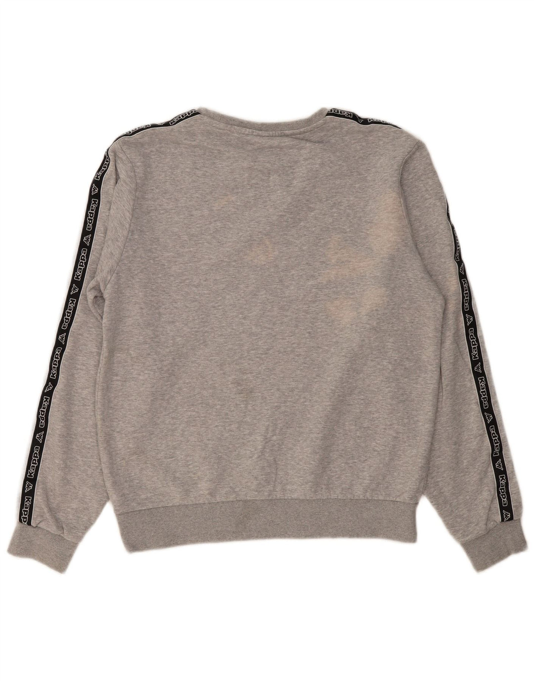 KAPPA Mens Graphic Sweatshirt Jumper Large Grey Cotton