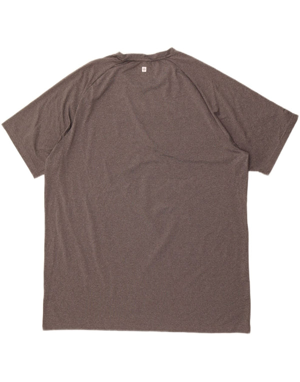 Mountain Warehouse Mens T-Shirt Top 2XL Grey Polyester