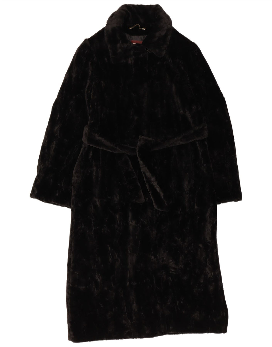 Misstwidd Womens Faux Fur Overcoat IT 44 Medium Black Acrylic