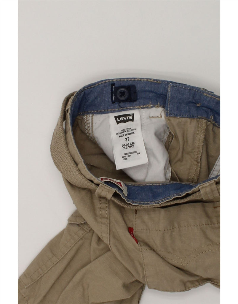 LEVI'S Boys Cargo Shorts 2-3 Years W20 Beige Cotton | Vintage Levi's | Thrift | Second-Hand Levi's | Used Clothing | Messina Hembry 