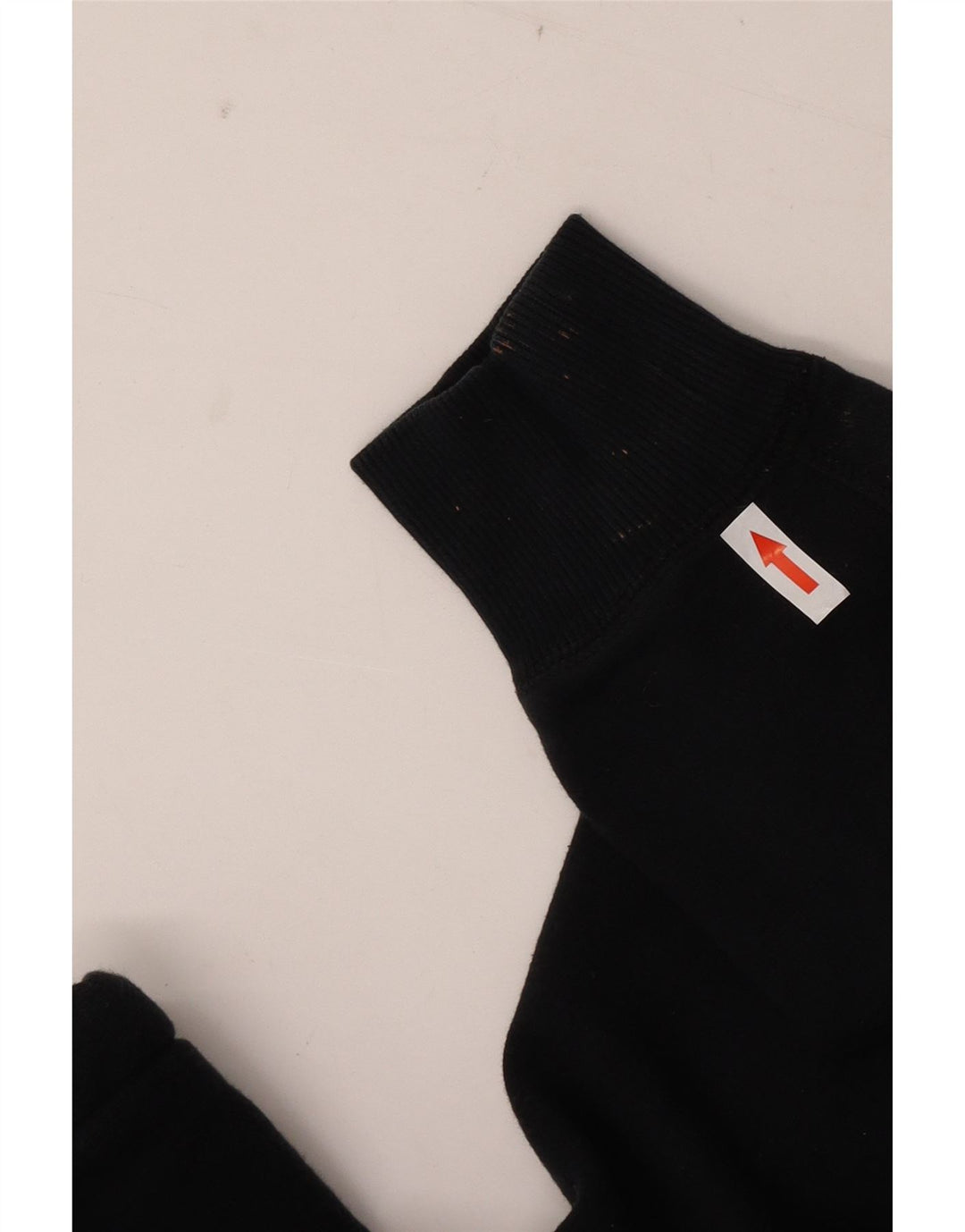 Converse Womens Zip Hoodie Sweater UK 14 Medium Black Cotton