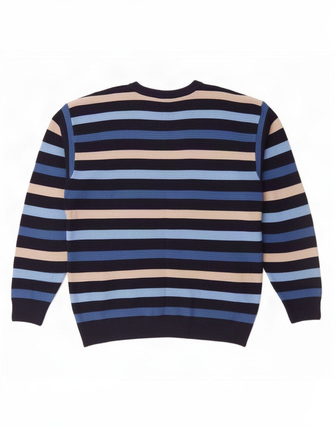 Lacoste Boys Crew Neck Jumper Sweater 11-12 Years Multicoloured Striped