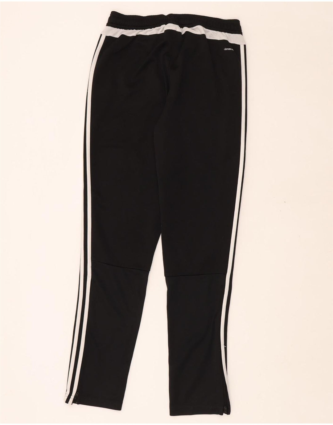 ADIDAS Boys Climacool Tracksuit Trousers 13-14 Years Black Polyester