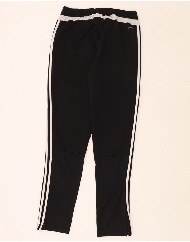 ADIDAS Boys Climacool Tracksuit Trousers 13-14 Years Black Polyester