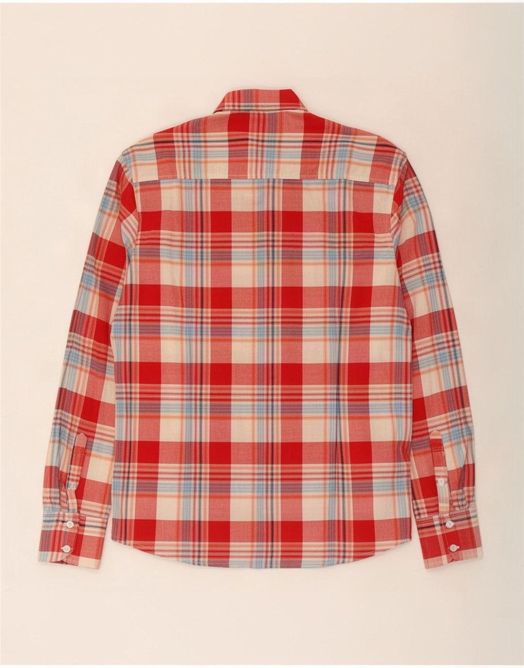 Jack & Jones Mens Shirt XL Red Check Cotton