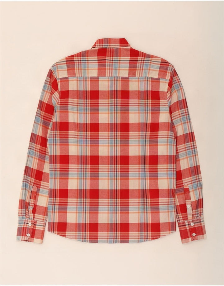 Jack & Jones Mens Shirt XL Red Check Cotton