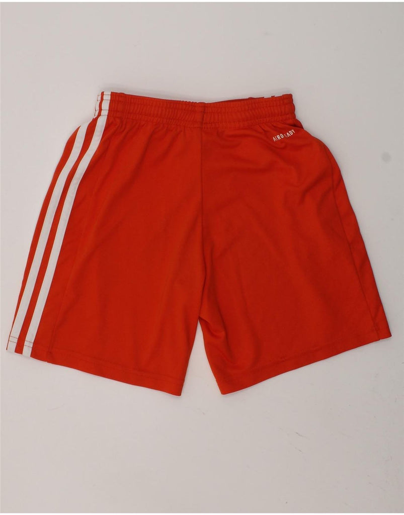 ADIDAS Boys Aeroready Graphic Sport Shorts 9-10 Years Orange Polyester | Vintage Adidas | Thrift | Second-Hand Adidas | Used Clothing | Messina Hembry 