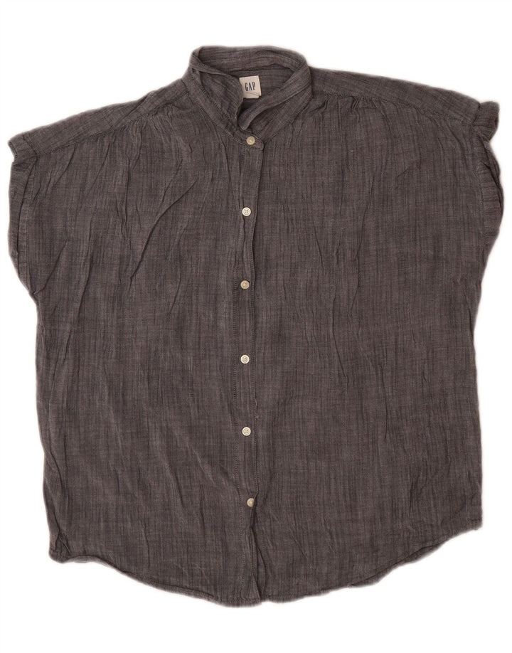 GAP Womens Oversized Shirt Blouse UK 10 Small Grey