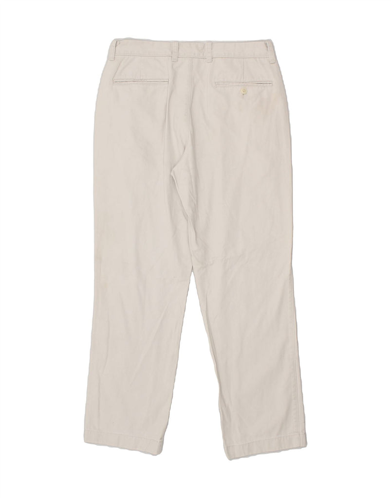 J. CREW Mens Straight Chino Trousers W31 L30 Beige Cotton | Vintage J. Crew | Thrift | Second-Hand J. Crew | Used Clothing | Messina Hembry 