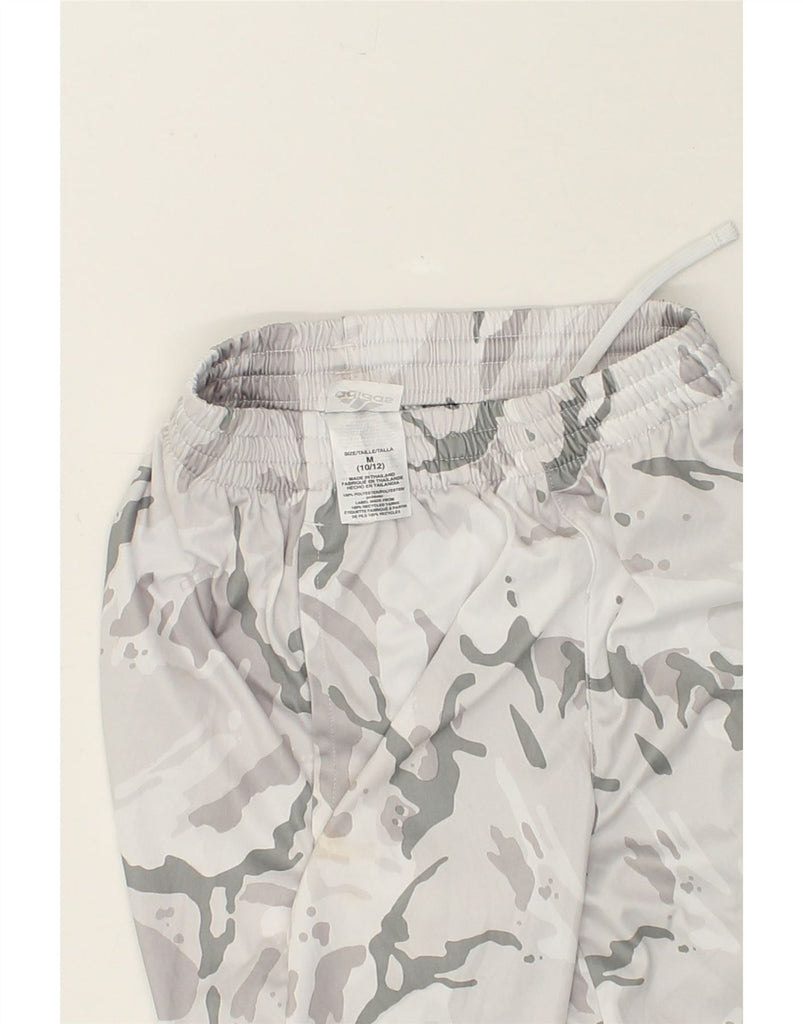 ADIDAS Boys Graphic Sport Shorts 10-11 Years Medium Grey Camouflage | Vintage Adidas | Thrift | Second-Hand Adidas | Used Clothing | Messina Hembry 