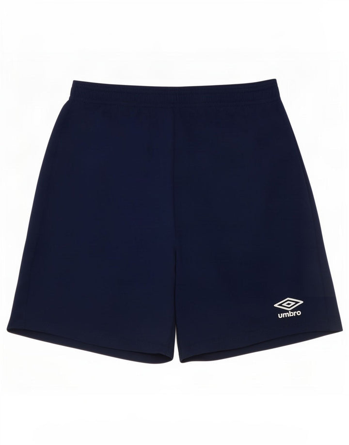 Umbro Boys Sport Shorts 12-13 Years XL Navy Blue Polyester