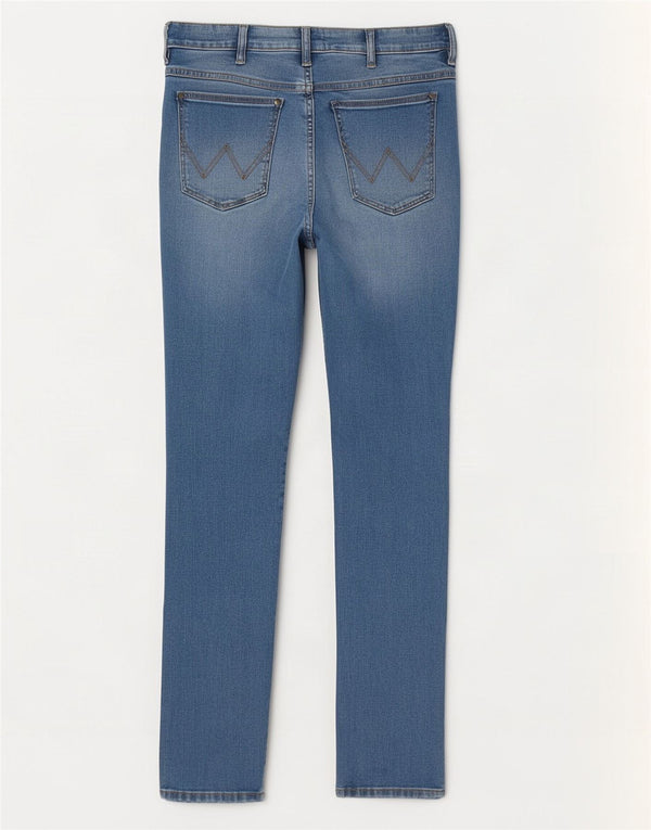 Wrangler Womens Strangler Distressed Skinny Jeans W31 L30 Blue Cotton