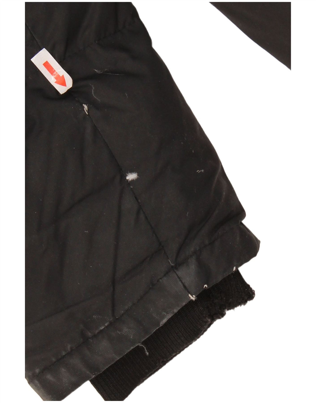 TIMBERLAND Mens Hooded Padded Jacket UK 38 Medium Black Polyester