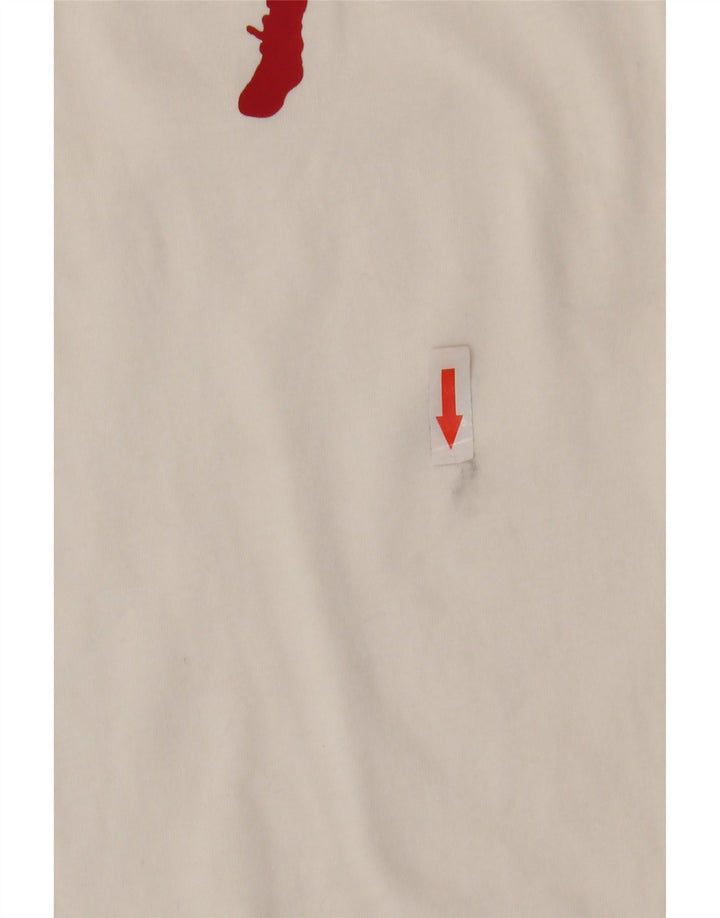 Jordan Boys Graphic T-Shirt Top 12-13 Years White Cotton