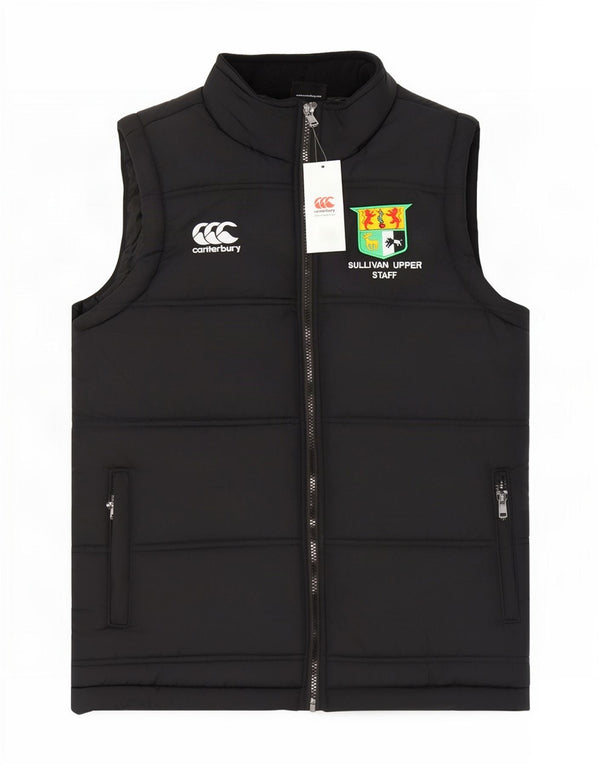 Canterbury Boys Hockey Graphic Padded Gilet 13-14 Years Black Polyester