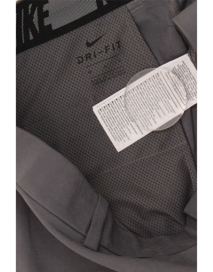 Nike Mens Chino Shorts W36 Large Grey Polyester