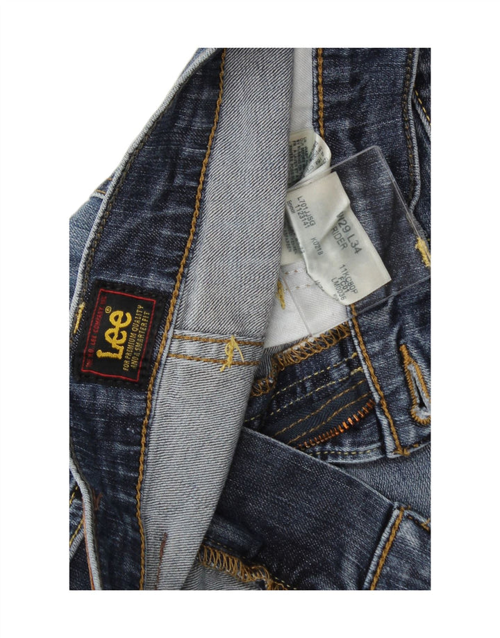 LEE Womens Rider Slim Jeans  W29 L34 Blue Cotton Vintage Lee and Second-Hand Lee from Messina Hembry 