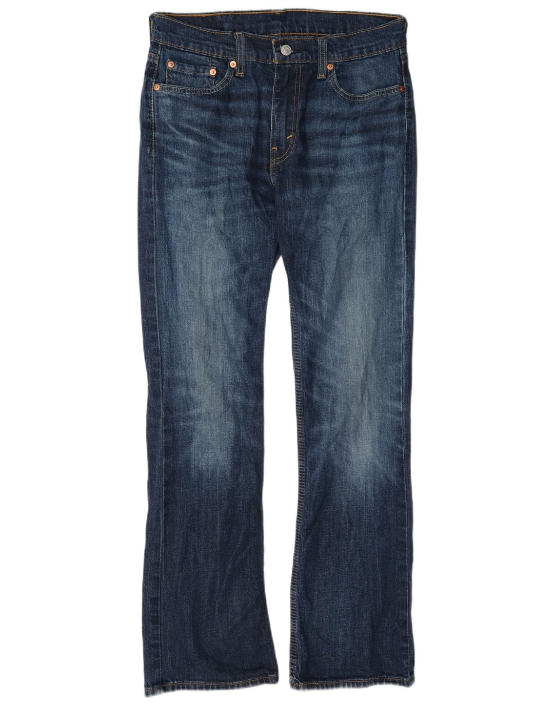 Levi's Mens 527 Bootcut Jeans W30 L32 Blue Cotton