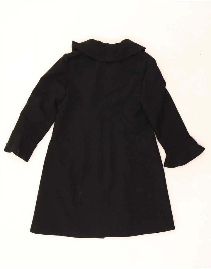 VINTAGE Womens Overcoat UK 8 Small Black Vintage Vintage and Second-Hand Vintage from Messina Hembry 