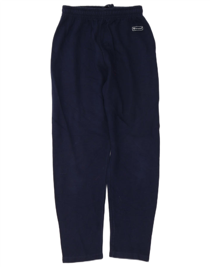 CHAMPION Mens Tracksuit Trousers Medium  Navy Blue Cotton