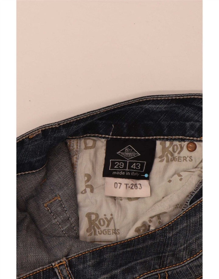 Roy Rogers Womens Straight Jeans W29 L34 Blue Cotton