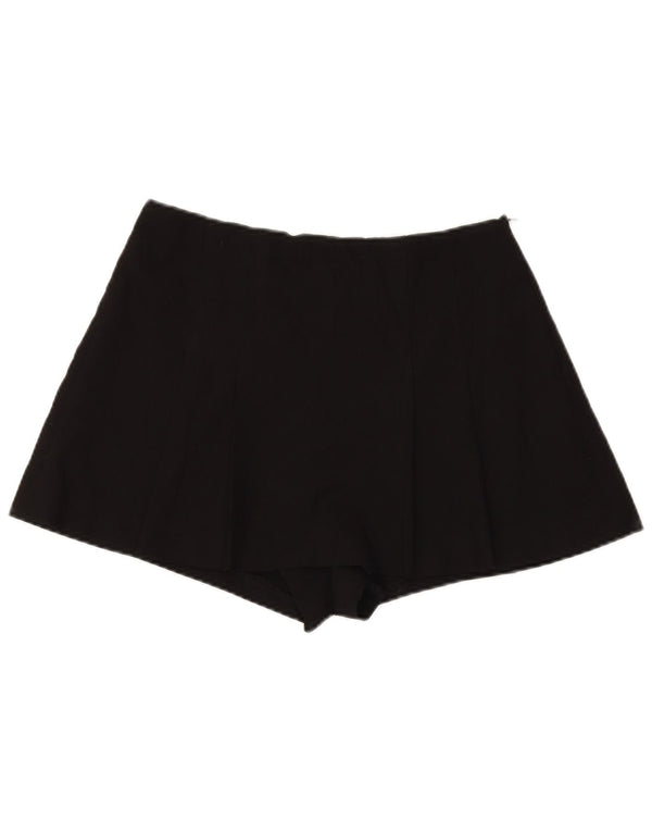 Zara Womens High Waist Casual Shorts Large W30 Black
